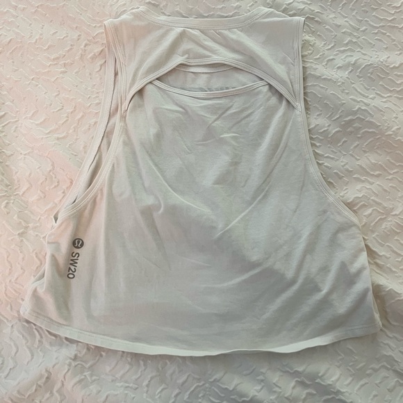 Lululemon Cut Back Crop Tank - Picture 3 of 4